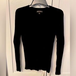 Merino wool ribbed sweater